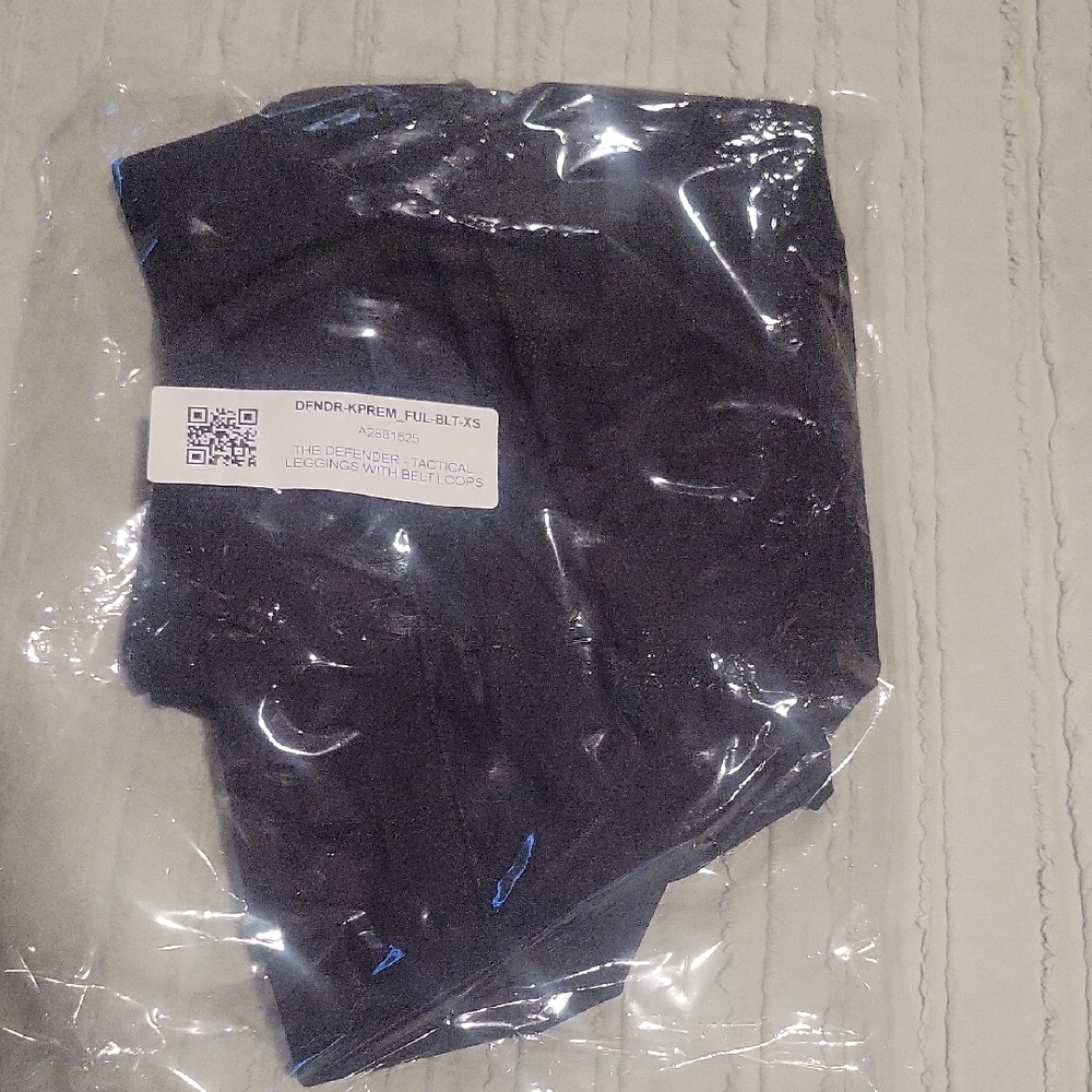 We The People The Defender Tactical Leggings Black with Belt Loops Size XS